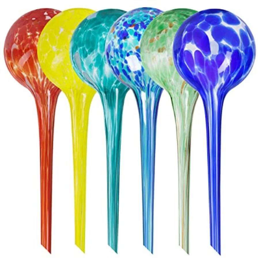 Plant Watering Globes - Glass Self Watering Bulbs Up to 7 Days Irrigation - for Indoor and Outdoor Plants - Multicolor Automati
Plant Watering Globes - Glass Self Watering Bulbs Up to 7 Days Irrigation - for Indoor and Outdoor Plants - Multicolor Automati