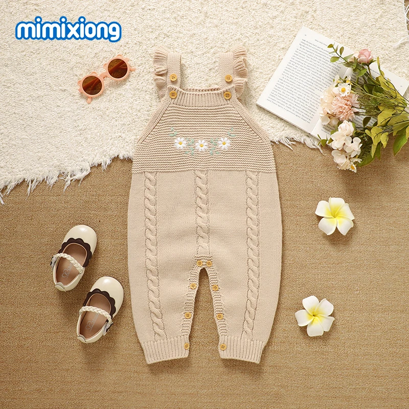 Baby Girls Rompers Sleeveless Floral Embroideried Newborn Infant Jumpsuits 0-18m Toddler Children Outwear Knit Playsuits Clothes
Baby Girls Rompers Sleeveless Floral Embroideried Newborn Infant Jumpsuits 0-18m Toddler Children Outwear Knit Playsuits Clothes