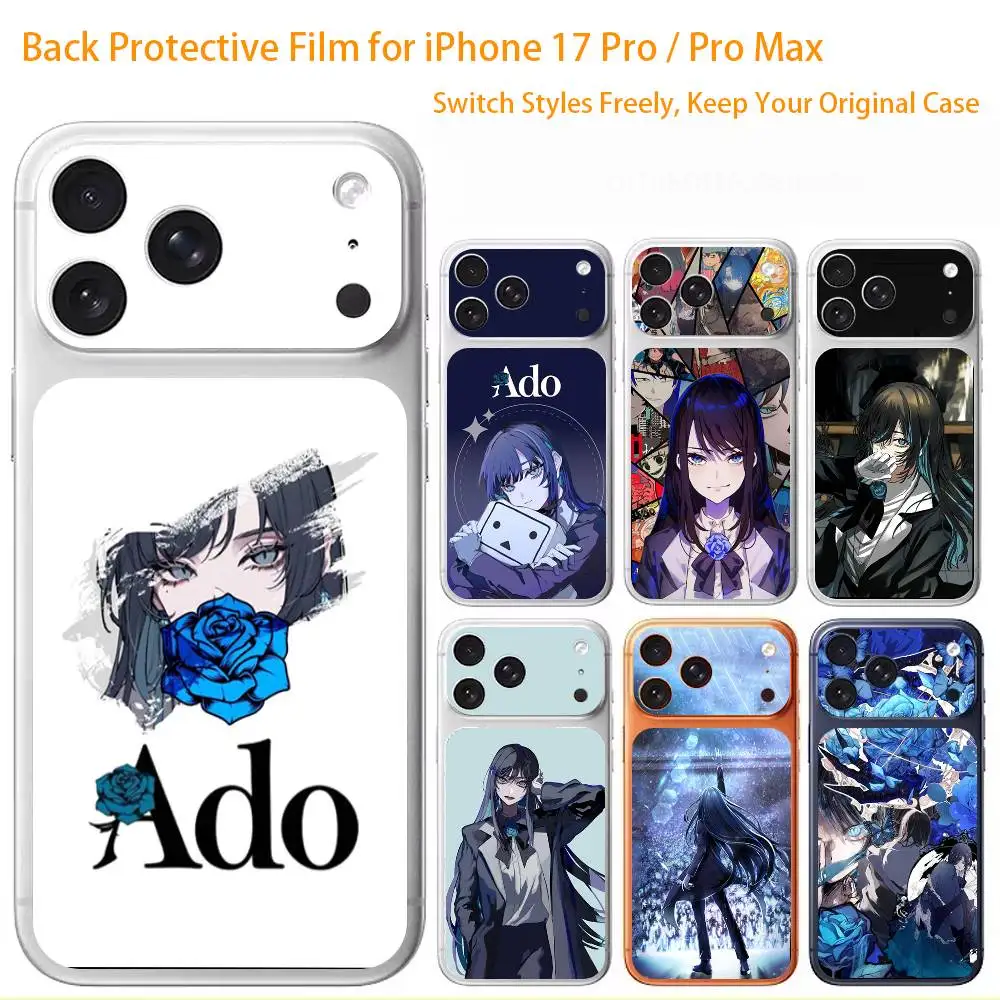 A-Ado Japanese Singer Premium Skin Wrap for iPhone 17 Pro/Max, Back Frame Camera Protective Decal (Not Case)
A-Ado Japanese Singer Premium Skin Wrap for iPhone 17 Pro/Max, Back Frame Camera Protective Decal (Not Case)