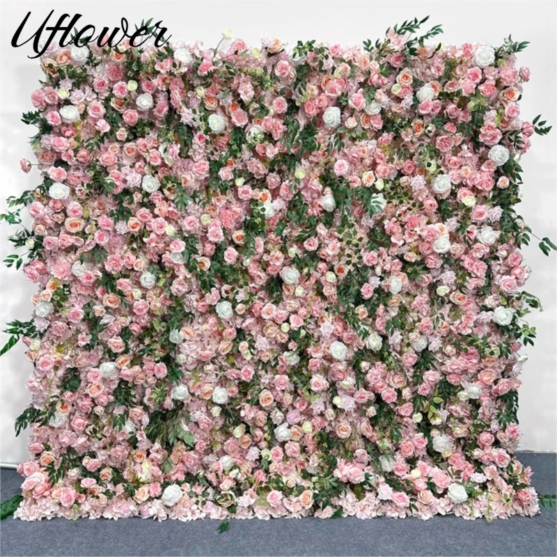 Uflower Pink Rose Greenery 5D Flower Wall Wedding Backdrop Fabric Hanging Curtain Floral Window Display Party Event Props Decor
Uflower Pink Rose Greenery 5D Flower Wall Wedding Backdrop Fabric Hanging Curtain Floral Window Display Party Event Props Decor