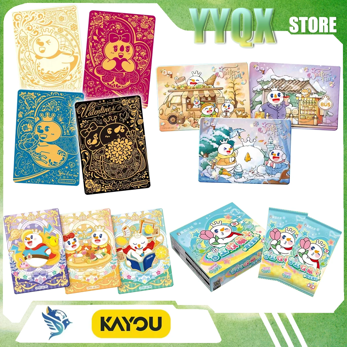 KAYOU 2026 New Mixue Ice Cream & Tea Collection Card Periphery Commemorate Cartoon Animation Ornament Decoration Game Surprise
KAYOU 2026 New Mixue Ice Cream & Tea Collection Card Periphery Commemorate Cartoon Animation Ornament Decoration Game Surprise