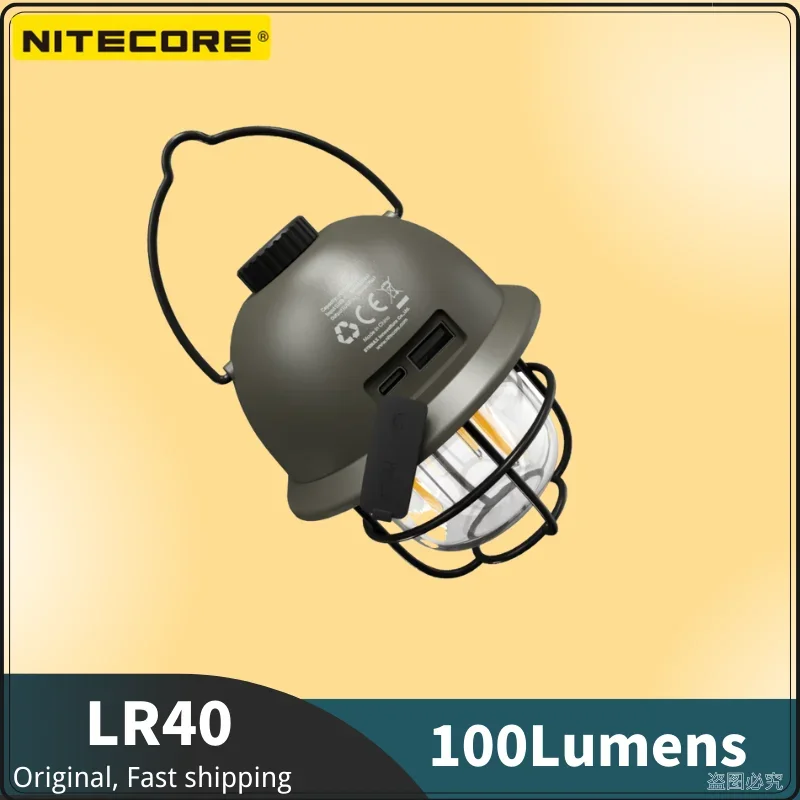 NITECORE LR40 00Lumens 3 Light Sources USB Rechargeable Stepless Brightness Adjustment Camping Lantern
NITECORE LR40 00Lumens 3 Light Sources USB Rechargeable Stepless Brightness Adjustment Camping Lantern