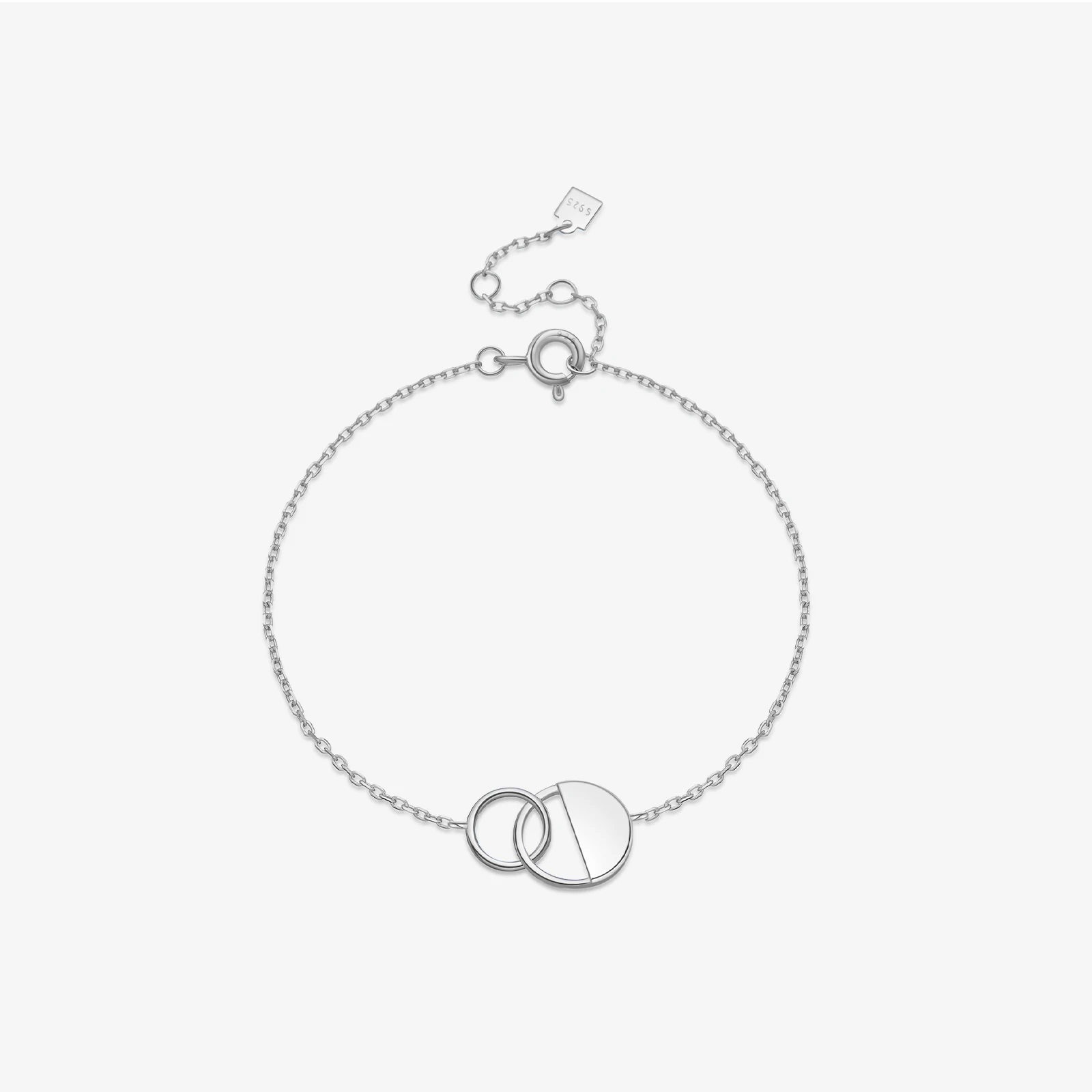 VEWANT Women 925 Sterling Silver Two Circle Plain Charm Chain Bracelet 2026 Minimalist Fine Birthday Party Jewelry Gift
VEWANT Women 925 Sterling Silver Two Circle Plain Charm Chain Bracelet 2026 Minimalist Fine Birthday Party Jewelry Gift