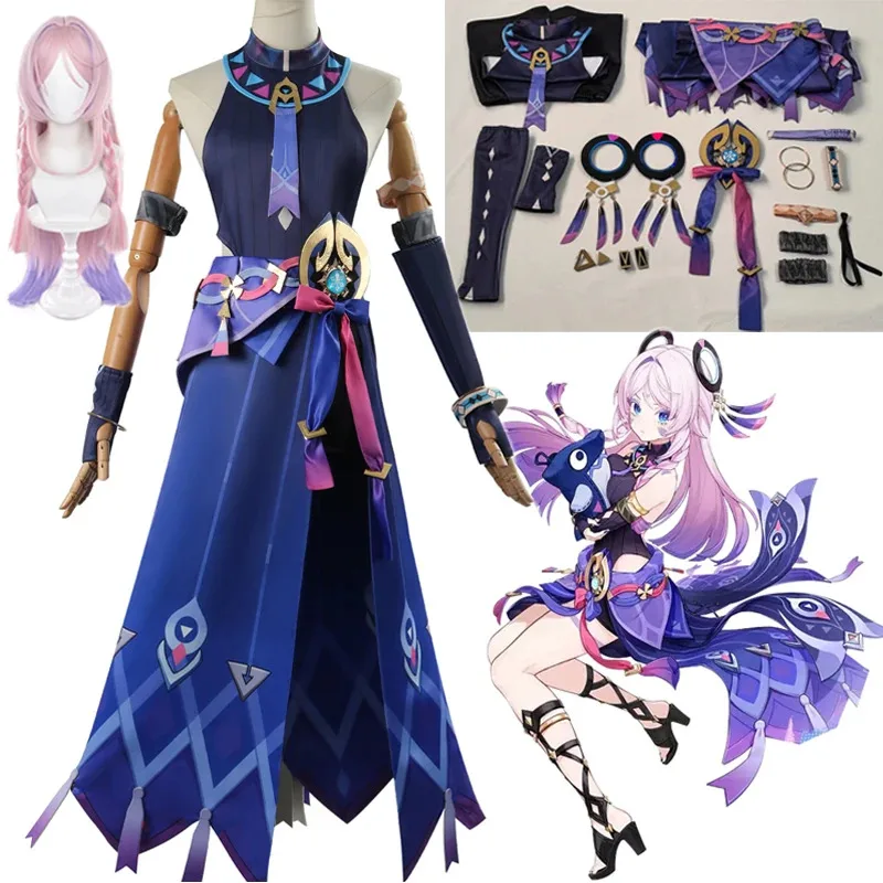Citlali Cosplay Costume Genshin Impact Citlali Dress Suit Outfit Citlali Uniform With Headwear Full Set Role Playing Suit
Citlali Cosplay Costume Genshin Impact Citlali Dress Suit Outfit Citlali Uniform With Headwear Full Set Role Playing Suit