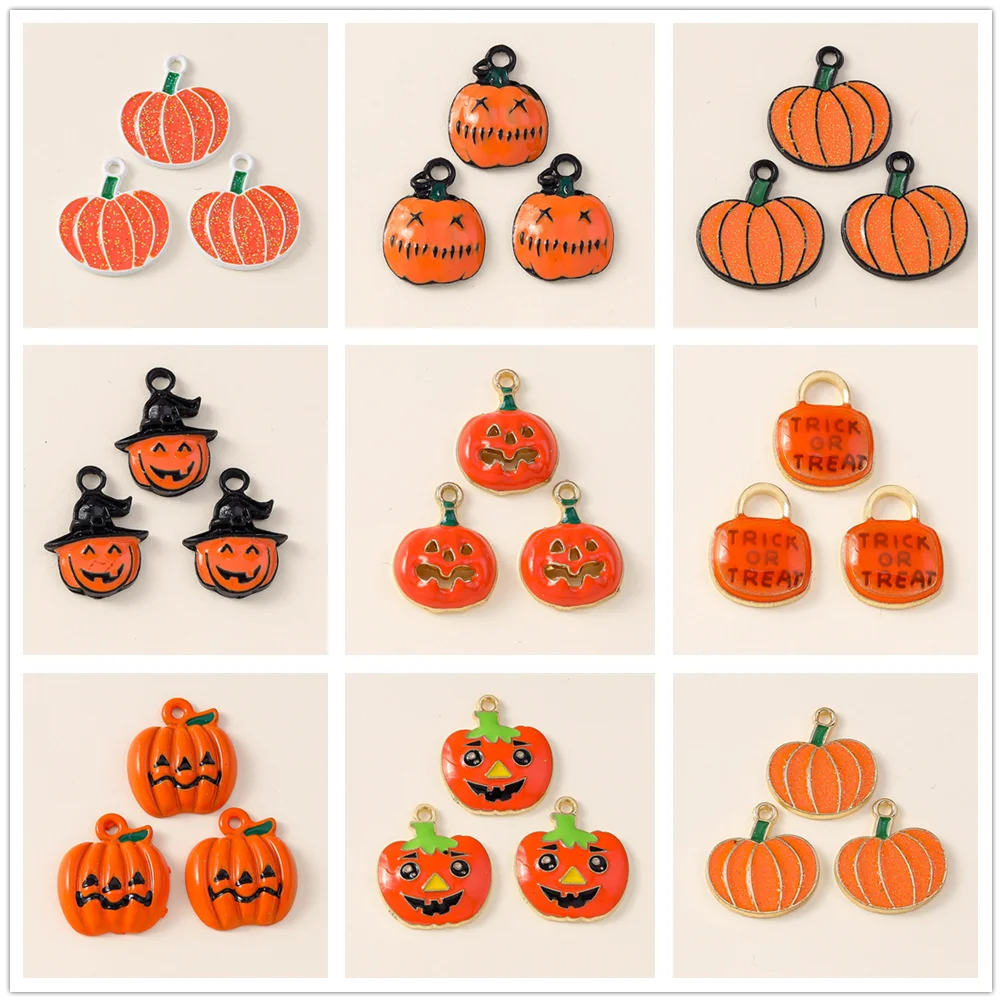 Leslie 10pcs Halloween Charms Cute Creepy Pumpkin Charms Pendant for Halloween Jewelry Making Necklaces Earrings Bracelets DIY
Leslie 10pcs Halloween Charms Cute Creepy Pumpkin Charms Pendant for Halloween Jewelry Making Necklaces Earrings Bracelets DIY