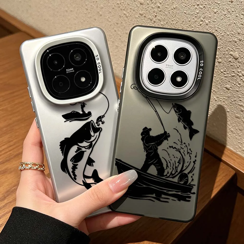 Fisherman Catching Bass Boat Cover For Xiaomi Redmi Note 15 14 13 12 11 10 12S 11S Pro Plus Colorful Silver Phone Case
Fisherman Catching Bass Boat Cover For Xiaomi Redmi Note 15 14 13 12 11 10 12S 11S Pro Plus Colorful Silver Phone Case