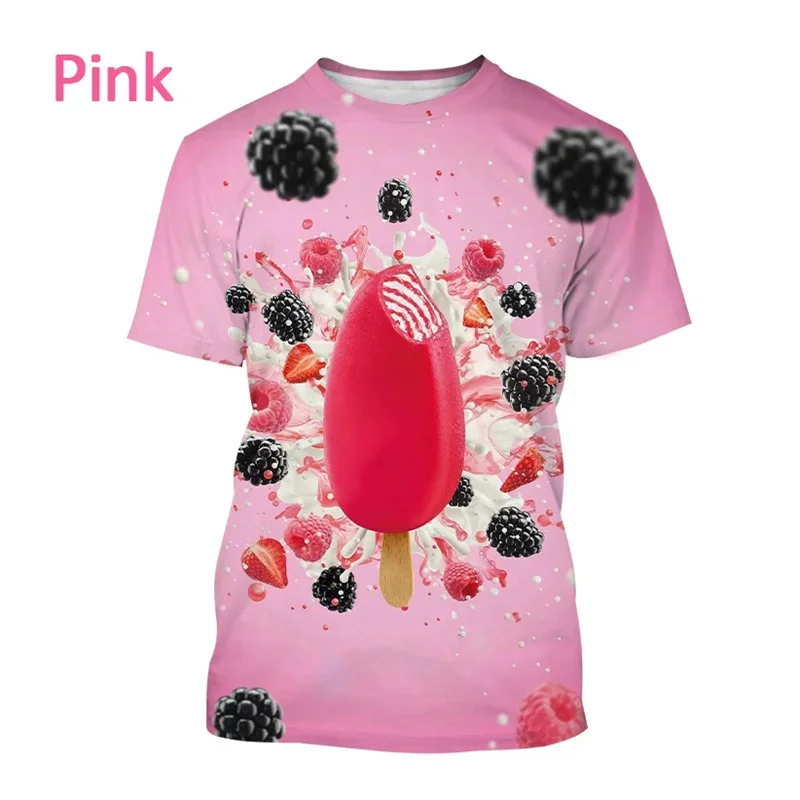 New Summer 3D Ice Cream Printing T Shirt Fruits Graphic T-shirts For Men Children Fashion Short Sleeves Women Harajuku Y2k Tops
New Summer 3D Ice Cream Printing T Shirt Fruits Graphic T-shirts For Men Children Fashion Short Sleeves Women Harajuku Y2k Tops