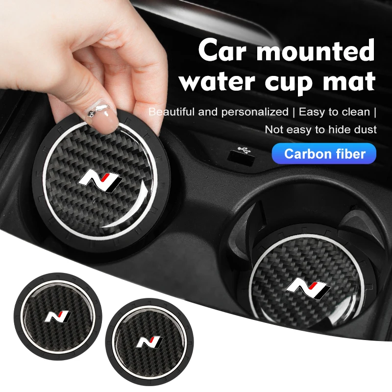 2Pcs Carbon Fiber Car Water Cup Non-slip Pad Accessories For Hyundai N Line i20 i30 Sonata Tucson Azera Elantra Veloster
2Pcs Carbon Fiber Car Water Cup Non-slip Pad Accessories For Hyundai N Line i20 i30 Sonata Tucson Azera Elantra Veloster