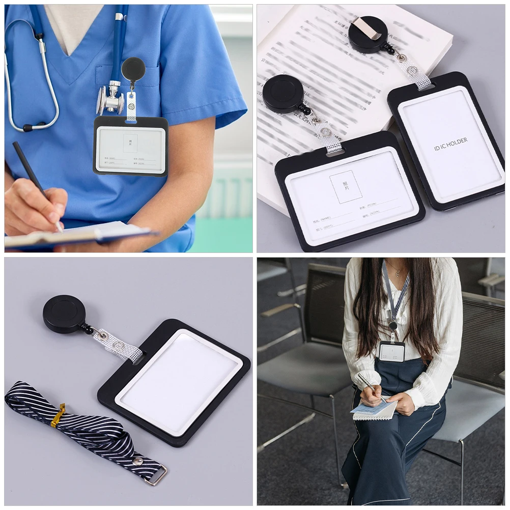 2pcs Clear Badge Sleeve Name Badge Holder Work Card Holder Sleeve Lanyard Included Transparent Protective Cover For Id Cards
2pcs Clear Badge Sleeve Name Badge Holder Work Card Holder Sleeve Lanyard Included Transparent Protective Cover For Id Cards