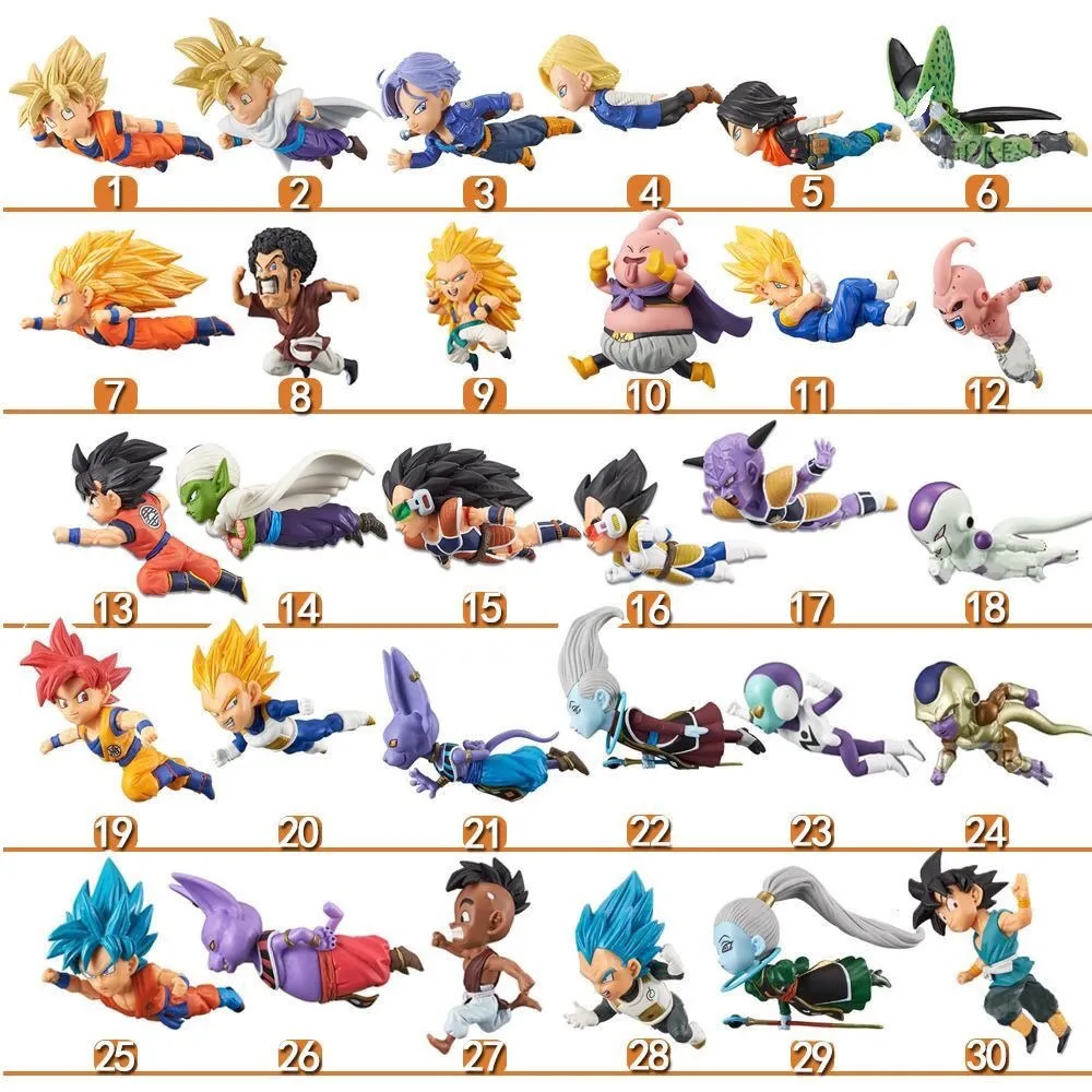 30 Style Anime Dragon Ball Character Model Blind Box Flying Sun Wukong Puppet Bick Handmade Car Ornament Gift
30 Style Anime Dragon Ball Character Model Blind Box Flying Sun Wukong Puppet Bick Handmade Car Ornament Gift