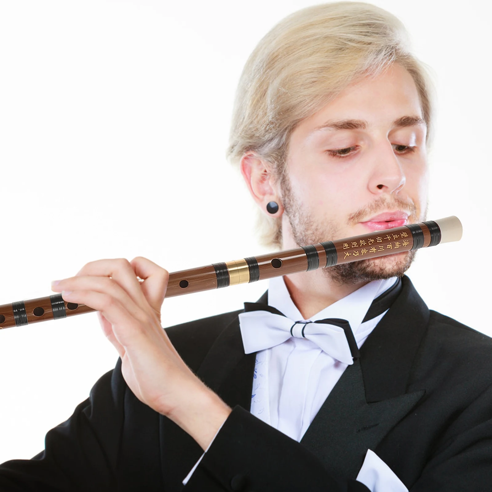 1 Set Chinese Bamboo Two Section Long Flute Key C Durable Smooth Surface Detachable Design With Storage Pouch Woodwind Musical
1 Set Chinese Bamboo Two Section Long Flute Key C Durable Smooth Surface Detachable Design With Storage Pouch Woodwind Musical