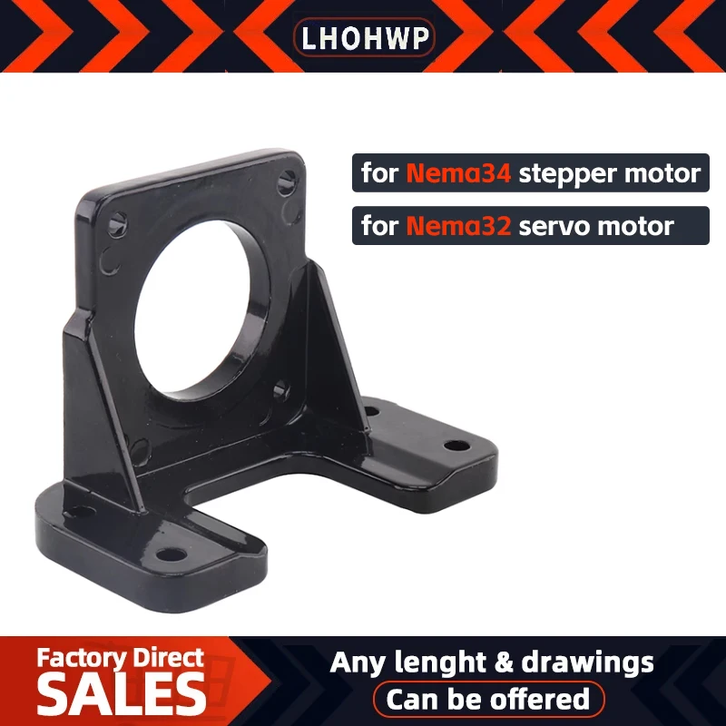 1PC For Nema34 Stepper Motor And For Nema32 Servo Stepping Servo Motor Bracket Horizontal Mounting Fixed Seat
1PC For Nema34 Stepper Motor And For Nema32 Servo Stepping Servo Motor Bracket Horizontal Mounting Fixed Seat