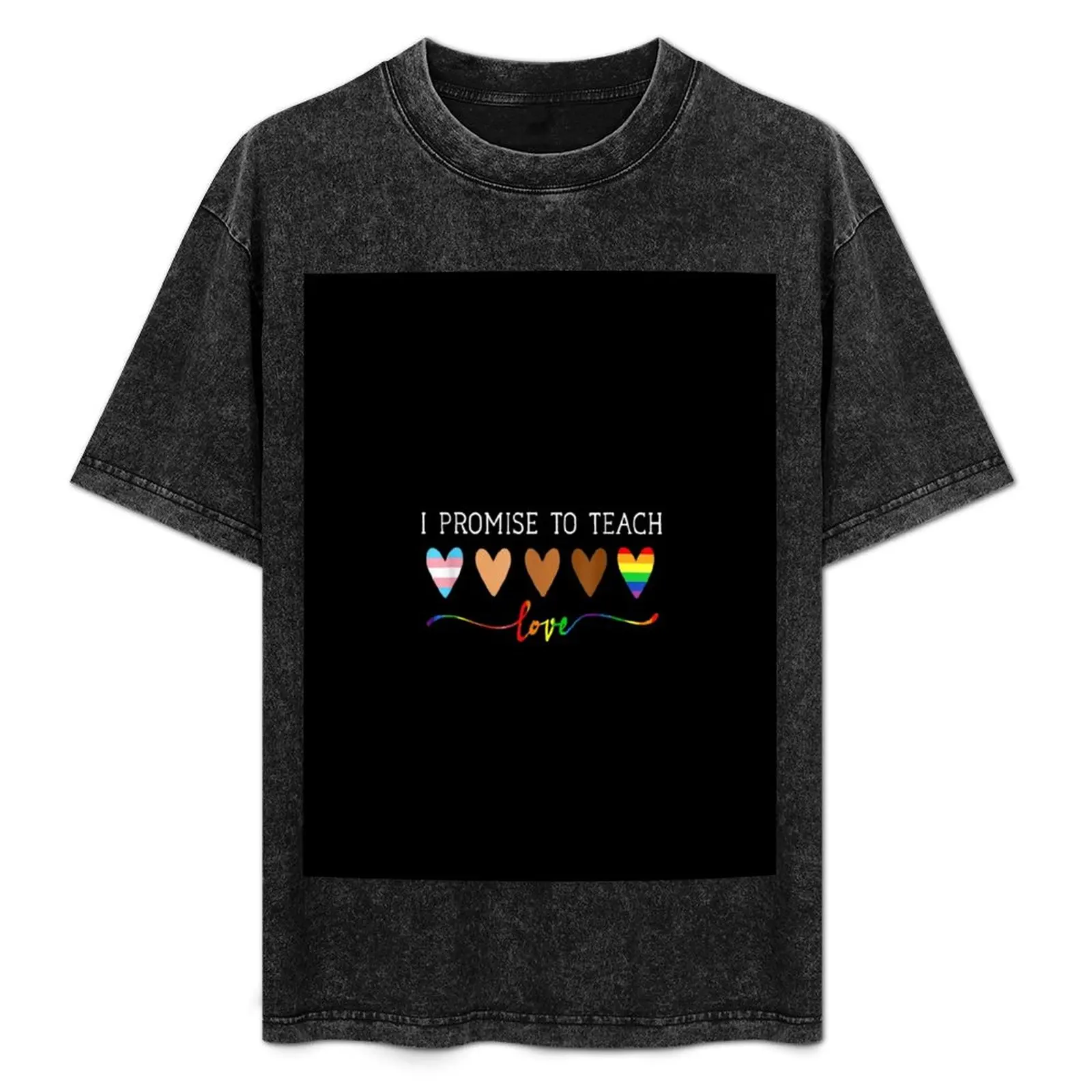I Promise To Teach Love Lgbt Q Pride Proud Ally Teacher T-Shirt Big and Tall Crew Neck Tee
I Promise To Teach Love Lgbt Q Pride Proud Ally Teacher T-Shirt Big and Tall Crew Neck Tee