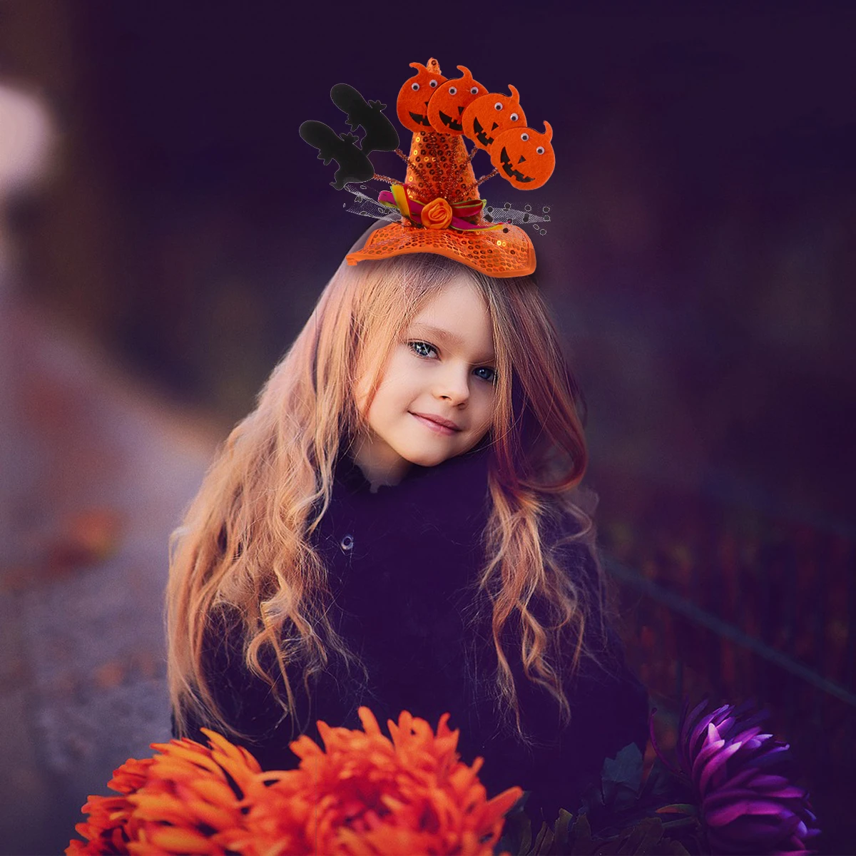 Halloween Headband Orange Sequin Witch Pumpkin Hat Party Hair Accessories Masquerade Costume Dance Cosplay Performance Hair Prop
Halloween Headband Orange Sequin Witch Pumpkin Hat Party Hair Accessories Masquerade Costume Dance Cosplay Performance Hair Prop