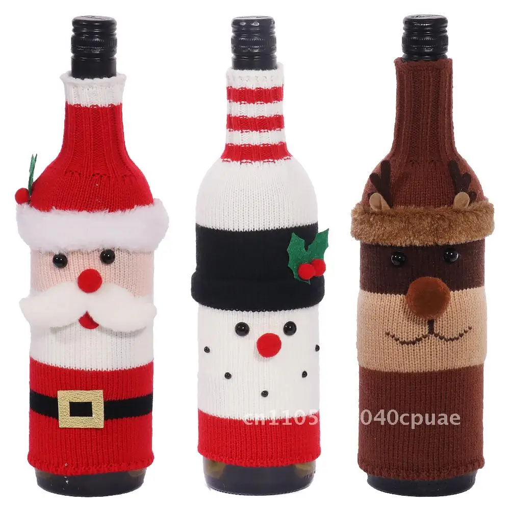 Christmas Wine Bottle Set Christmas Decoration Cartoon Knitted Old Man Snowman Wine Set Holiday Decoration Dress Up
Christmas Wine Bottle Set Christmas Decoration Cartoon Knitted Old Man Snowman Wine Set Holiday Decoration Dress Up
