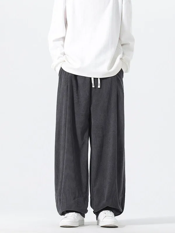Men's Corduroy Casual Pants Loose Wide Leg Straight Harlan Sports Long Trousers Autumn Vintage Loose Fit Polyester Fiber
Men's Corduroy Casual Pants Loose Wide Leg Straight Harlan Sports Long Trousers Autumn Vintage Loose Fit Polyester Fiber
