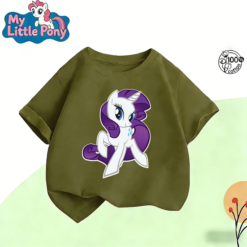 My Little Pony 2025-26, летняя детская футболка унисекс из 100% хлопка с принтом Hasbro, свободная повседневная дышащая футболка унисекс
My Little Pony 2025-26, летняя детская футболка унисекс из 100% хлопка с принтом Hasbro, свободная повседневная дышащая футболка унисекс