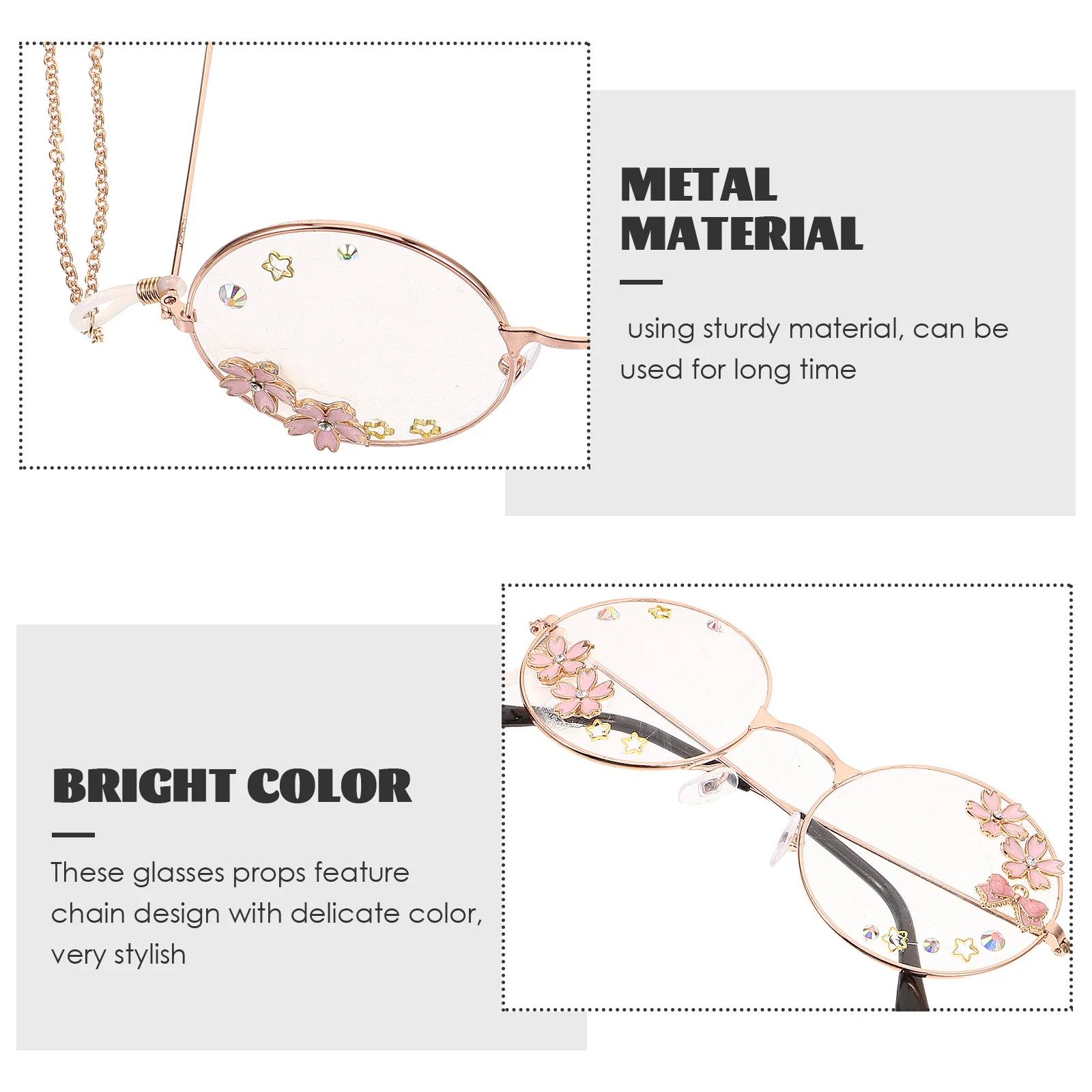 Butterfly Bow Round Frame Glasses Chain Stylish Cosplay Eyeglasses Pendant Cute Kawaii Accessories Party Beach Valentines
Butterfly Bow Round Frame Glasses Chain Stylish Cosplay Eyeglasses Pendant Cute Kawaii Accessories Party Beach Valentines