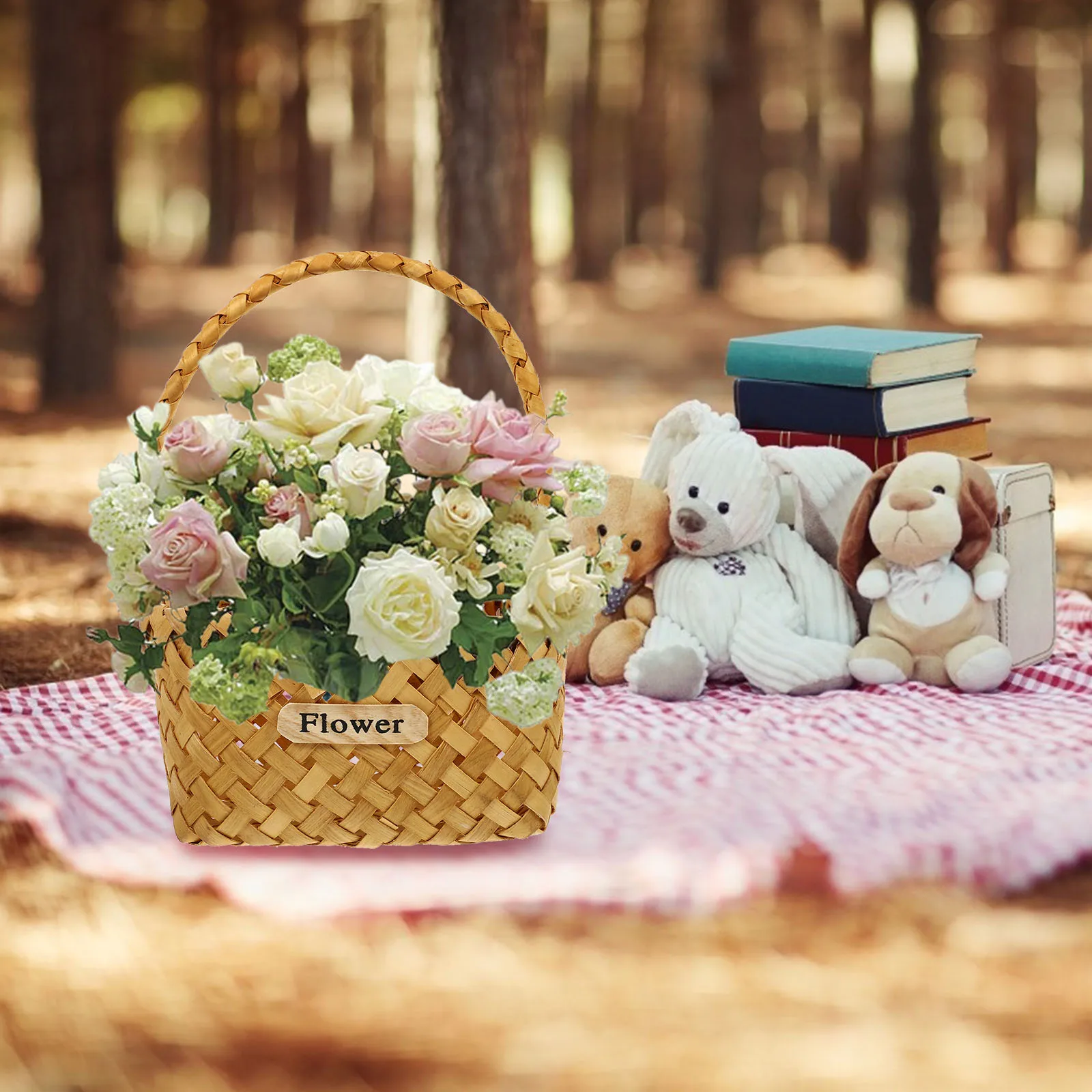 Wooden Flower Arrangement Basket Handheld Storage Container Natural Decoration Gift Bonsai Plant Holder Large Capacity
Wooden Flower Arrangement Basket Handheld Storage Container Natural Decoration Gift Bonsai Plant Holder Large Capacity