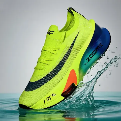 Tênis casuais almofada de ar tênis corrida jogging maratona dos homens esportes respirável leve confortável antiderrapante lazer tênis