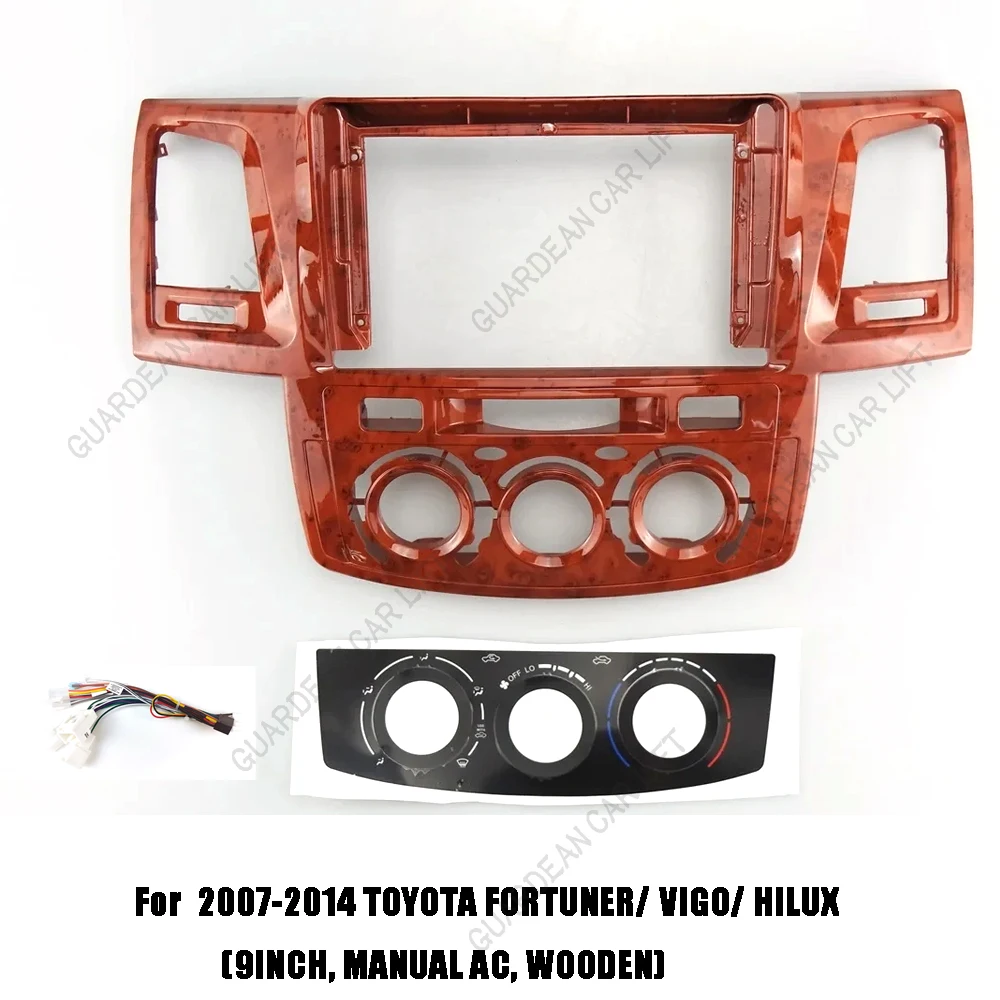 9-дюймовый Android автомобильный радиоприемник Fascias 2007-2014 TOYOTA FORTUNER/VIGO/HILUX стереоплеер 2DIN головное устройство приборная панель отделка панели 
9-дюймовый Android автомобильный радиоприемник Fascias 2007-2014 TOYOTA FORTUNER/VIGO/HILUX стереоплеер 2DIN головное устройство приборная панель отделка панели