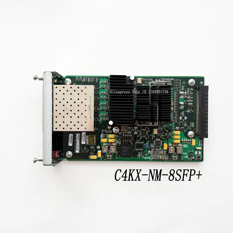 Модуль расширения оптических портов C4KX10-NM-8SFP+ на 8 портов 10-гигабитного Ethernet для коммутаторов WS-C4500X
Модуль расширения оптических портов C4KX10-NM-8SFP+ на 8 портов 10-гигабитного Ethernet для коммутаторов WS-C4500X