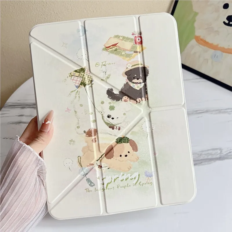 Tablet Case with Pen Slot Tri-fold Stand & Auto Sleep for iPad 7/8/9th 10.2in 10th Gen Air4/5/6/7/8 10.9/11in Pro11 A16 A19 2026
Tablet Case with Pen Slot Tri-fold Stand & Auto Sleep for iPad 7/8/9th 10.2in 10th Gen Air4/5/6/7/8 10.9/11in Pro11 A16 A19 2026