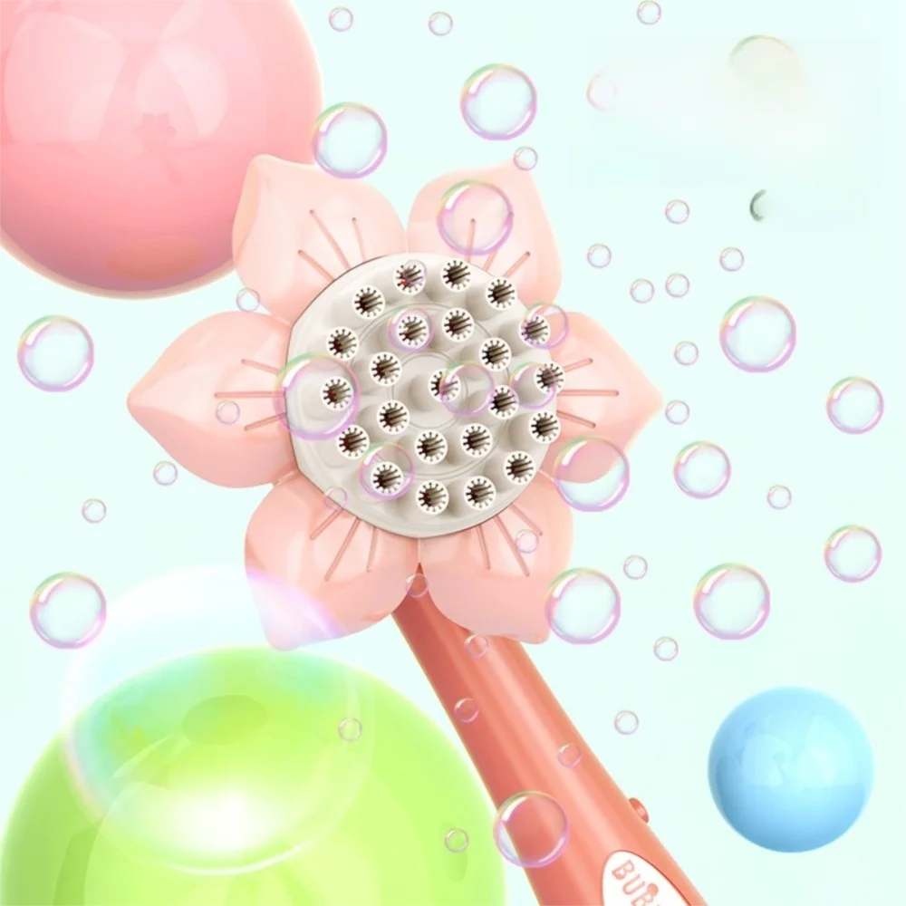 Creative Plastic Sunflower Bubble Machine One-Button Automatic Safe Bubble Machine Blower 23 Hole Handheld Bubble Machine
Creative Plastic Sunflower Bubble Machine One-Button Automatic Safe Bubble Machine Blower 23 Hole Handheld Bubble Machine