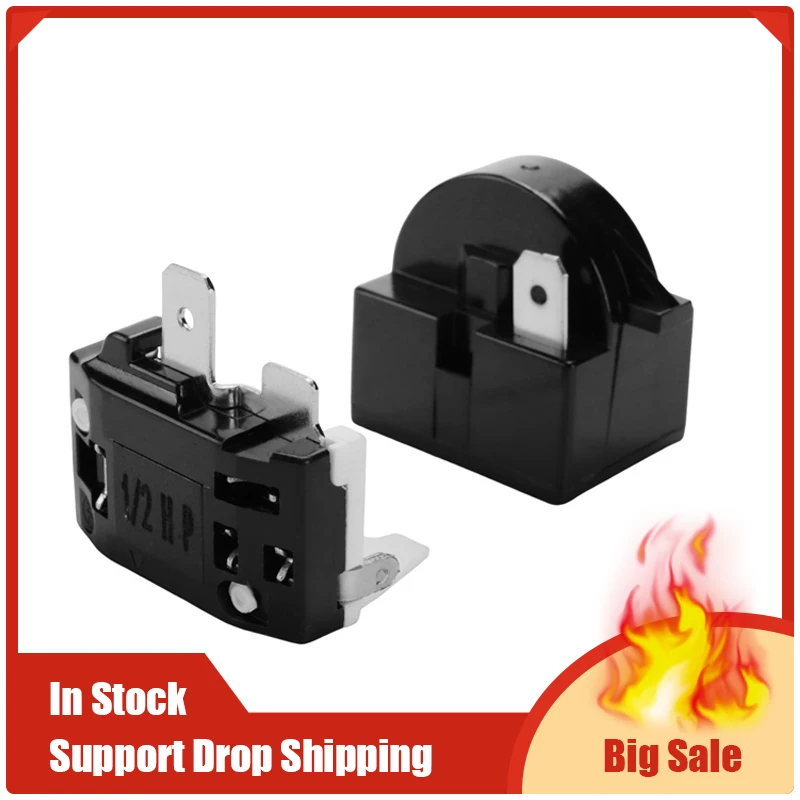 QP2-4.7 PTC Starter Relay 1 Pin Refrigerator Starter Relay and 6750C-0005P Refrigerator Overload Protector
QP2-4.7 PTC Starter Relay 1 Pin Refrigerator Starter Relay and 6750C-0005P Refrigerator Overload Protector