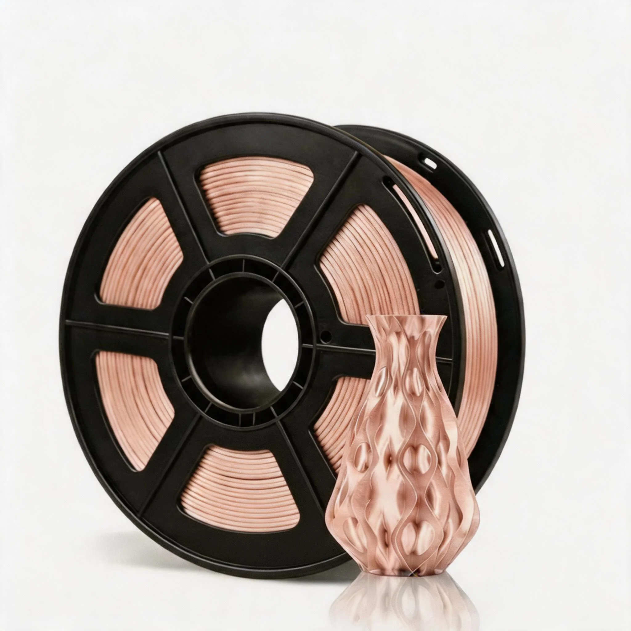 Silk Pink PLA Filament 1.75mm,High Speed Metallic 3D Printer Filament,Glossy Smooth Finish, ±0.03mm Accuracy, 250g
Silk Pink PLA Filament 1.75mm,High Speed Metallic 3D Printer Filament,Glossy Smooth Finish, ±0.03mm Accuracy, 250g