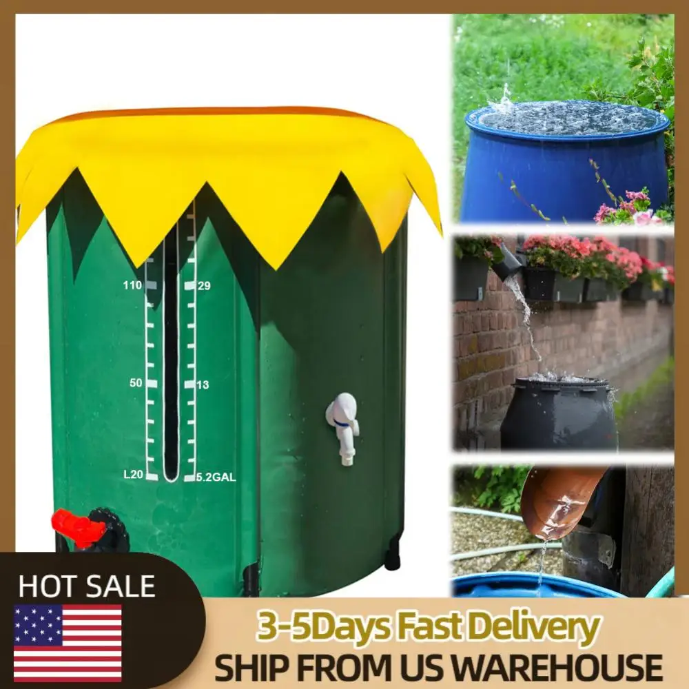 52 Gallon Water Storage Tank Collapsible PVC Water Barrel Collector with Three Spigots Garden Water Catcher
52 Gallon Water Storage Tank Collapsible PVC Water Barrel Collector with Three Spigots Garden Water Catcher
