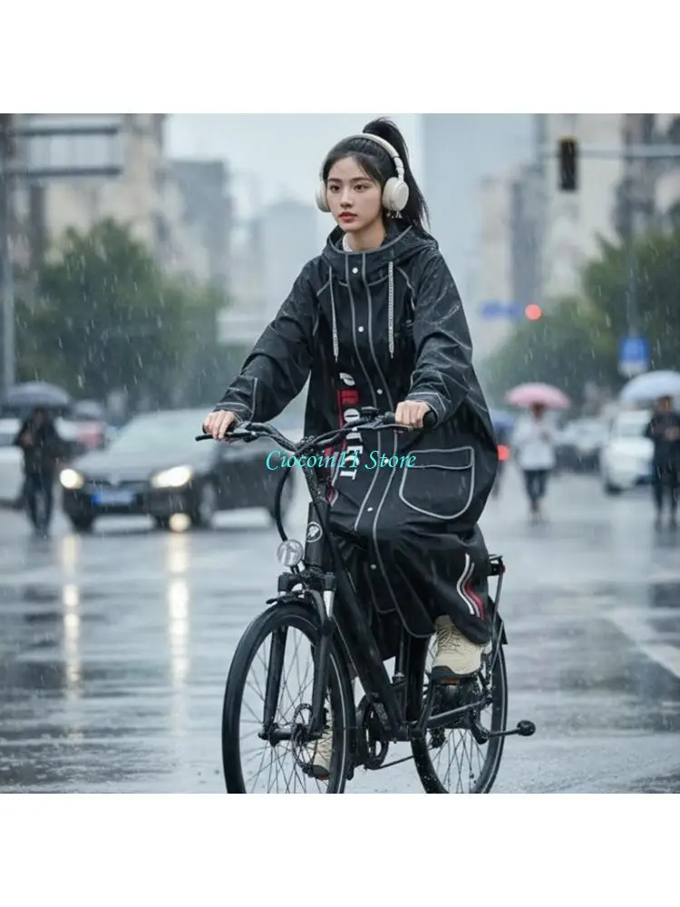 Y1UB Single Layer Waterproof Motorcycle Rainwear Raincoat Quick Dry Breathable Armpit Vents Helmet Included For Adults
Y1UB Single Layer Waterproof Motorcycle Rainwear Raincoat Quick Dry Breathable Armpit Vents Helmet Included For Adults