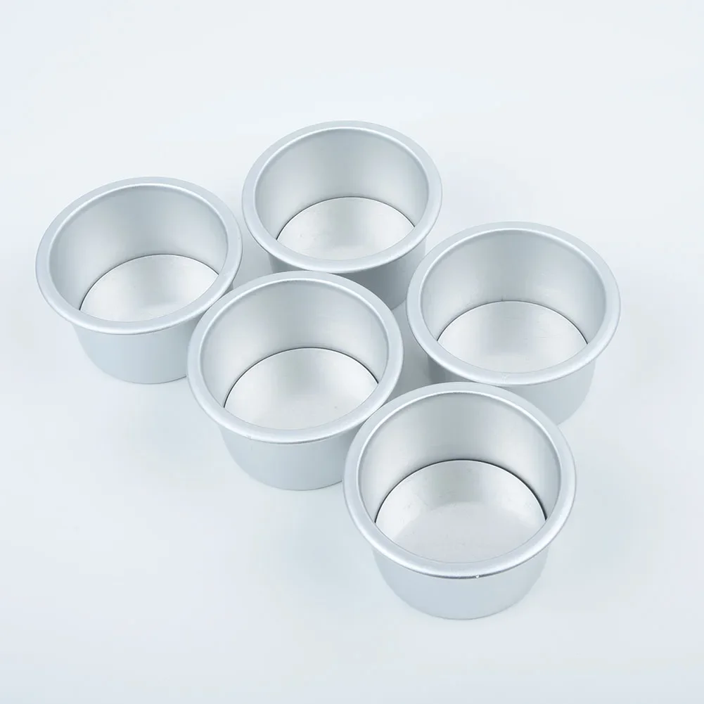 Aluminum Alloy Mini Cake For Molds Set of 5 Pieces Nonstick Baking Tools for Pudding and Small Dessert Creation
Aluminum Alloy Mini Cake For Molds Set of 5 Pieces Nonstick Baking Tools for Pudding and Small Dessert Creation