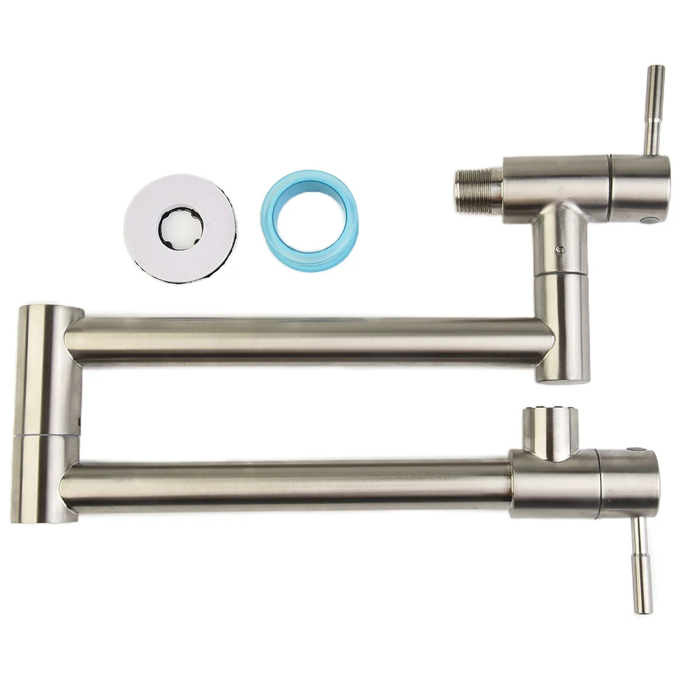 Brass Kitchen Pot Filler Wall Mounted with Swivel Folding Spout and Ceramic Valve Core for Smooth Leak-Resistant Water Flow
Brass Kitchen Pot Filler Wall Mounted with Swivel Folding Spout and Ceramic Valve Core for Smooth Leak-Resistant Water Flow