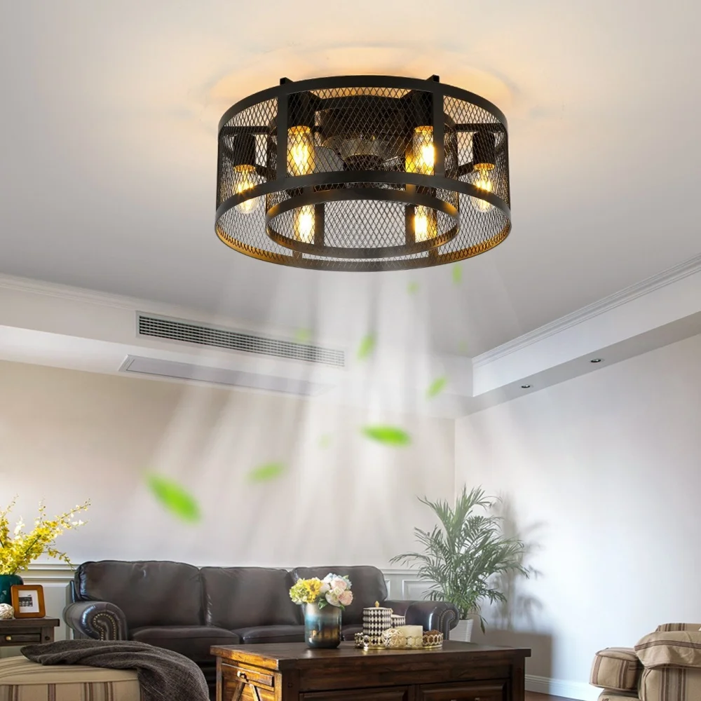 American Industrial Style Ceiling Fan Light Silent Remote Control Invisible Hanging Fan Light Bedroom ndoor Lighting Ceiling Fan
American Industrial Style Ceiling Fan Light Silent Remote Control Invisible Hanging Fan Light Bedroom ndoor Lighting Ceiling Fan