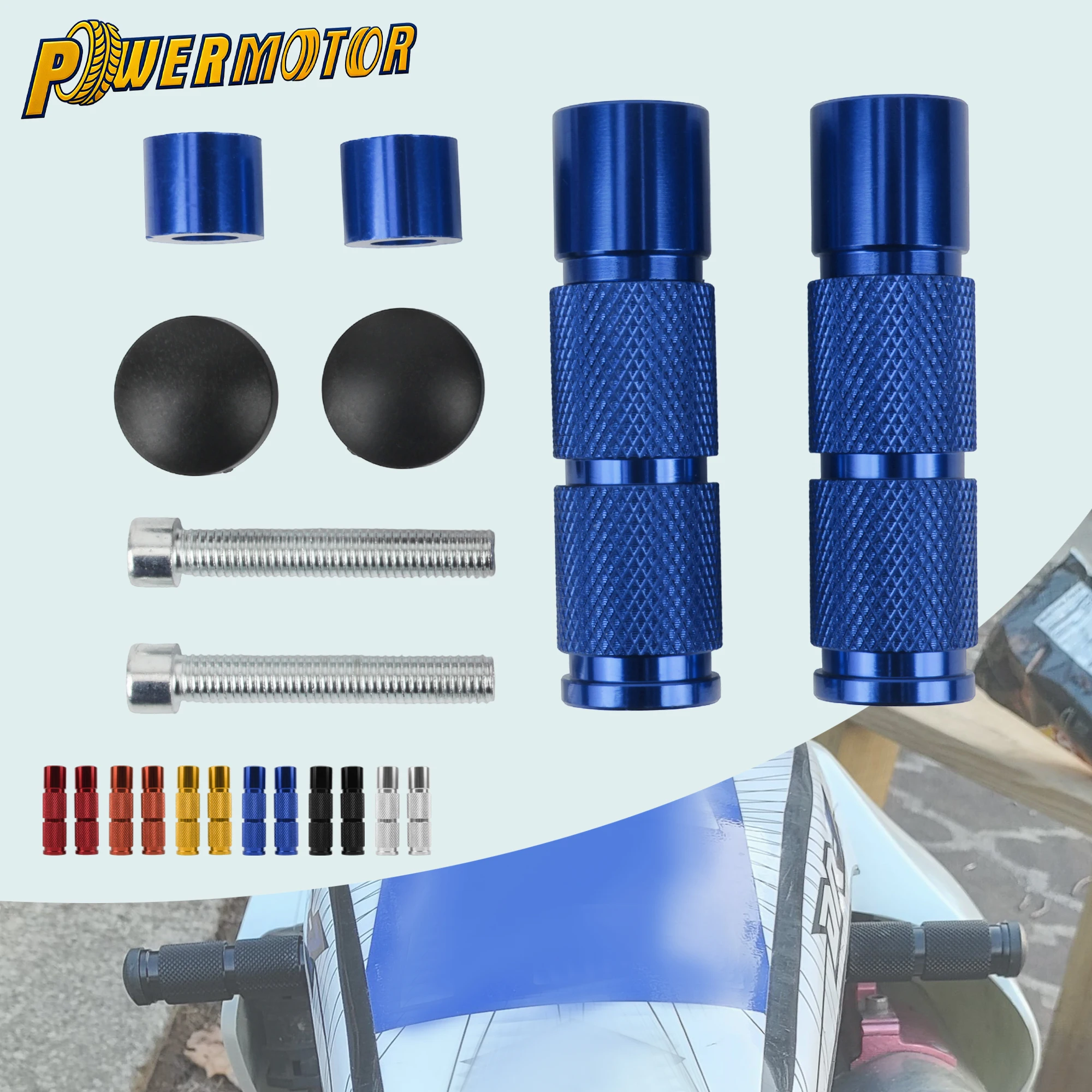 Motorcycle CNC Aluminum M8 Footrests Scooter Foot Pegs Pedals For Honda Yamaha KTM ATV Dirt Pit Bike Universal Accessories
Motorcycle CNC Aluminum M8 Footrests Scooter Foot Pegs Pedals For Honda Yamaha KTM ATV Dirt Pit Bike Universal Accessories