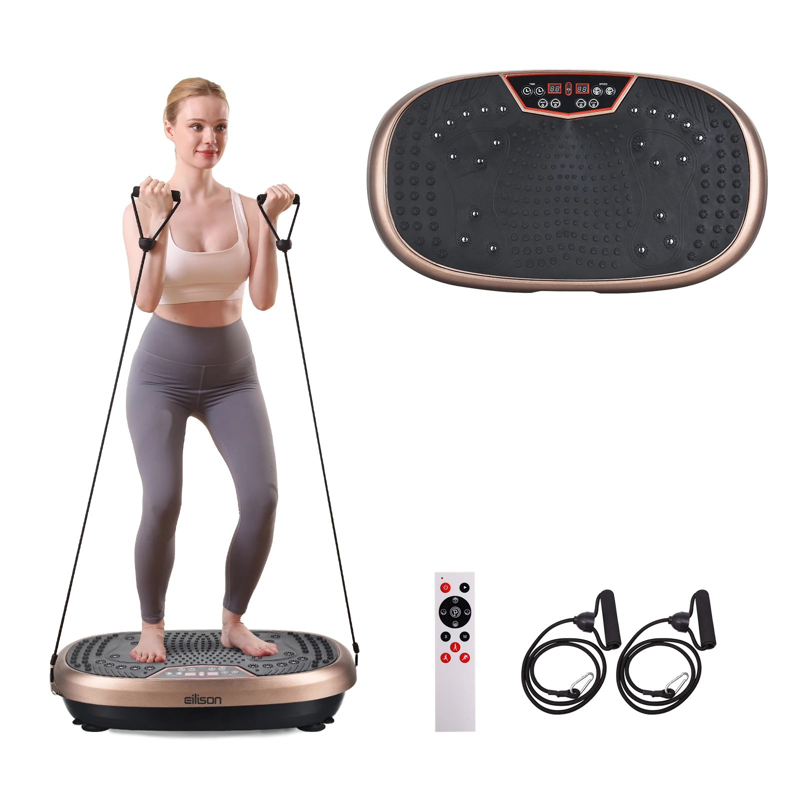 HOT Crazy Fit Massage Exercise Vibration Plate Machine Whole Body Workout Fitness Platform
HOT Crazy Fit Massage Exercise Vibration Plate Machine Whole Body Workout Fitness Platform