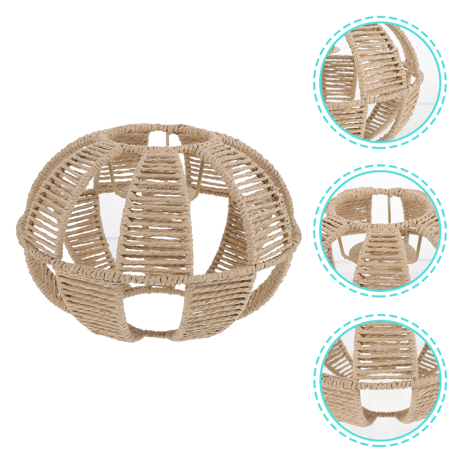 Vintage Lampshade Replacement Cover Retro Style Woven Rope Light Shade For Ceiling Decor Soft Light Barrels Indoor
Vintage Lampshade Replacement Cover Retro Style Woven Rope Light Shade For Ceiling Decor Soft Light Barrels Indoor