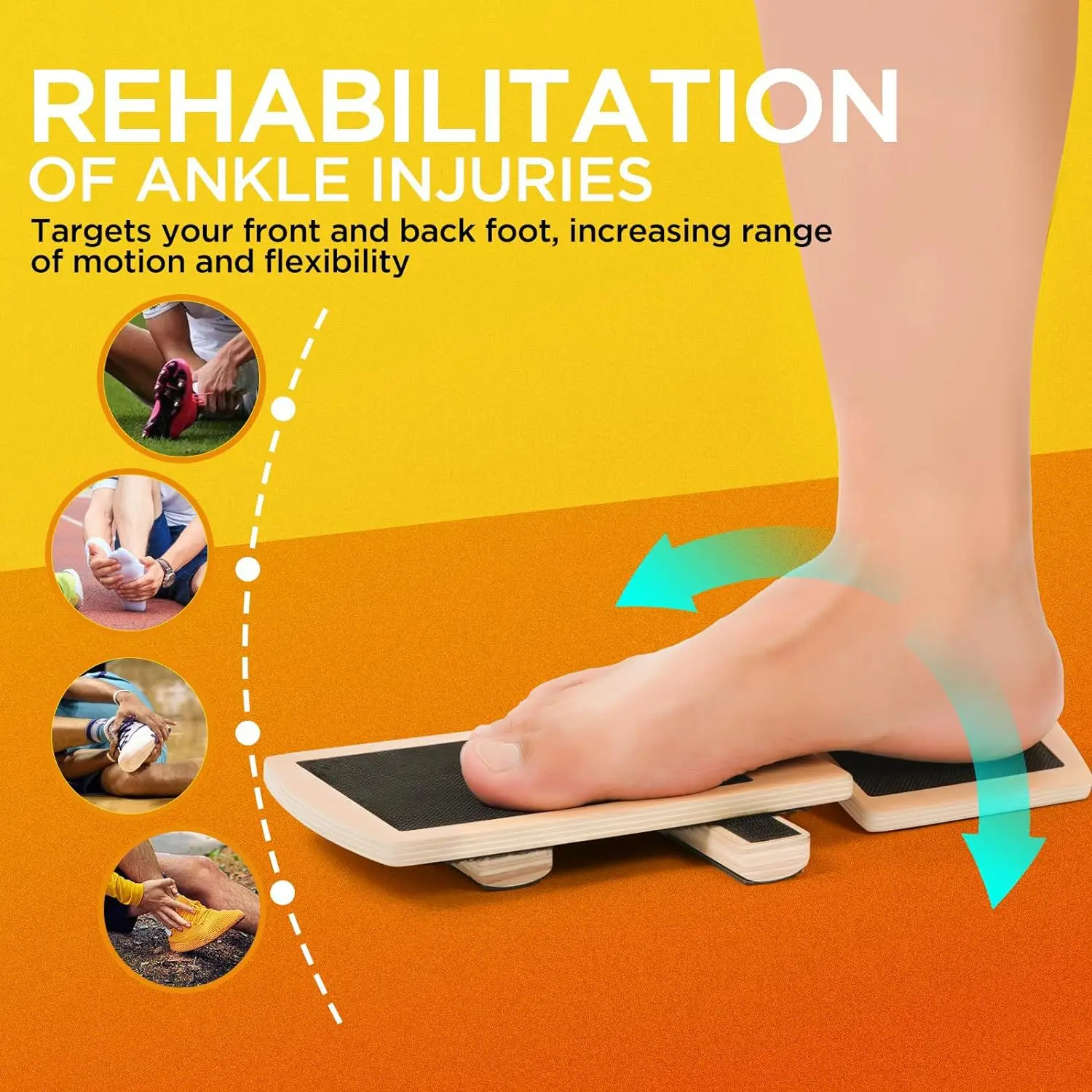Physical Therapy Correcting Posture Wooden Ankle Balance Wobble Board Strengthener Exerciser Blackboard Foot Stretching Trainer
Physical Therapy Correcting Posture Wooden Ankle Balance Wobble Board Strengthener Exerciser Blackboard Foot Stretching Trainer