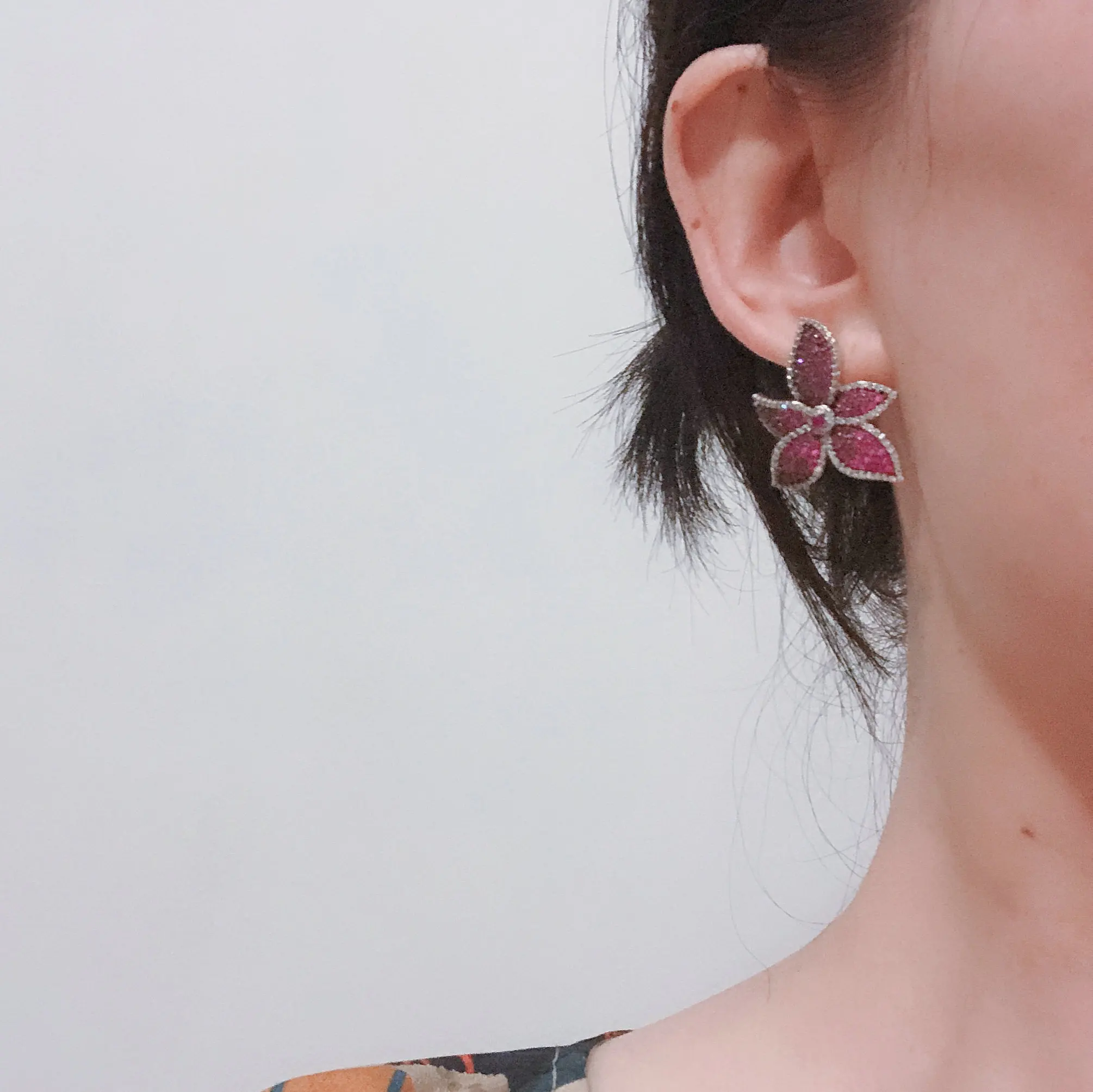 Bilincolor Fashion Flower Floral Purple Cubic Zircon Bridal Earrings for Women Wedding
Bilincolor Fashion Flower Floral Purple Cubic Zircon Bridal Earrings for Women Wedding