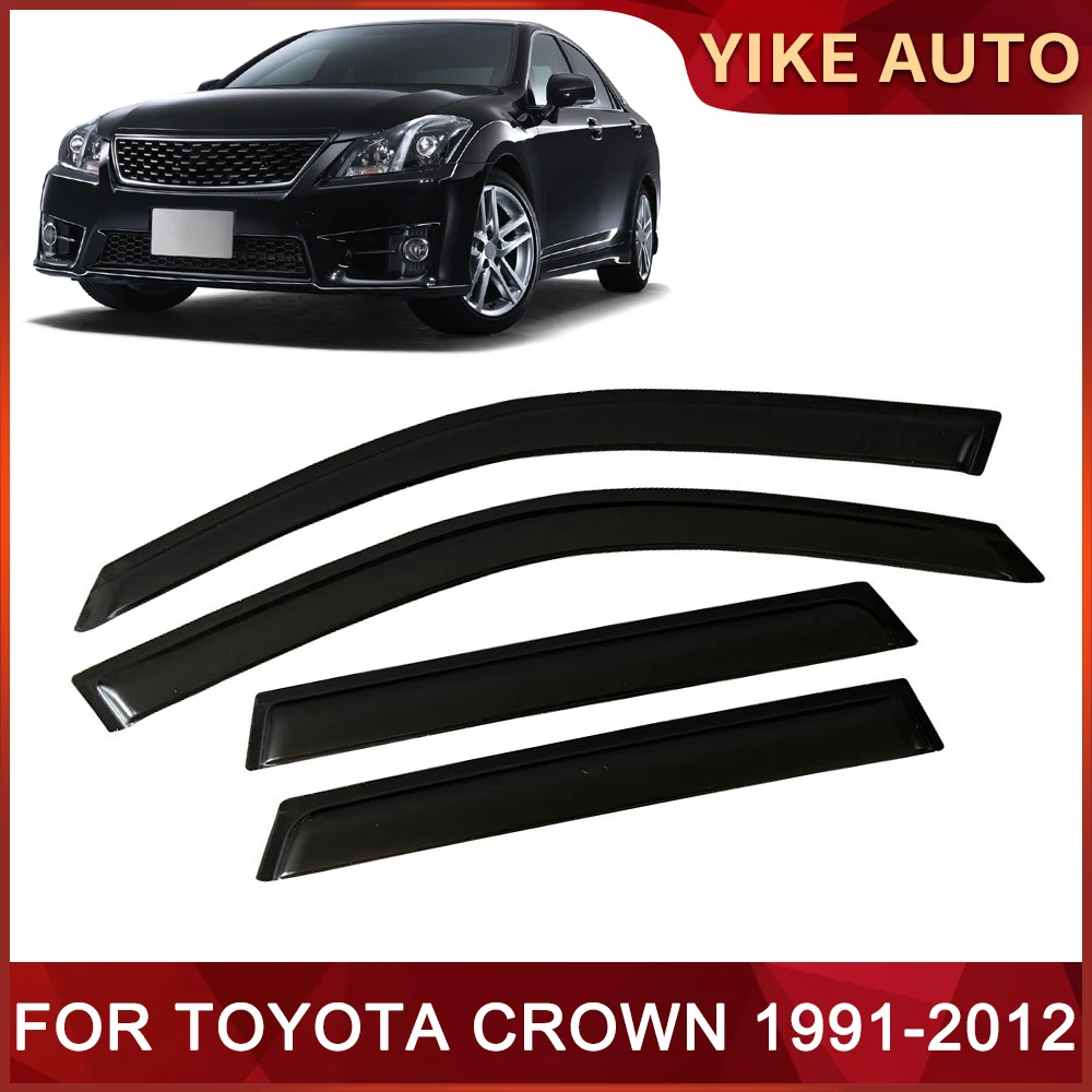 Window Visor for TOYOTA CROWN 1991-2012 Weathershied Door Visor Wind Sun Rain Guards Side Window Wind Deflectors Auto Parts
Window Visor for TOYOTA CROWN 1991-2012 Weathershied Door Visor Wind Sun Rain Guards Side Window Wind Deflectors Auto Parts