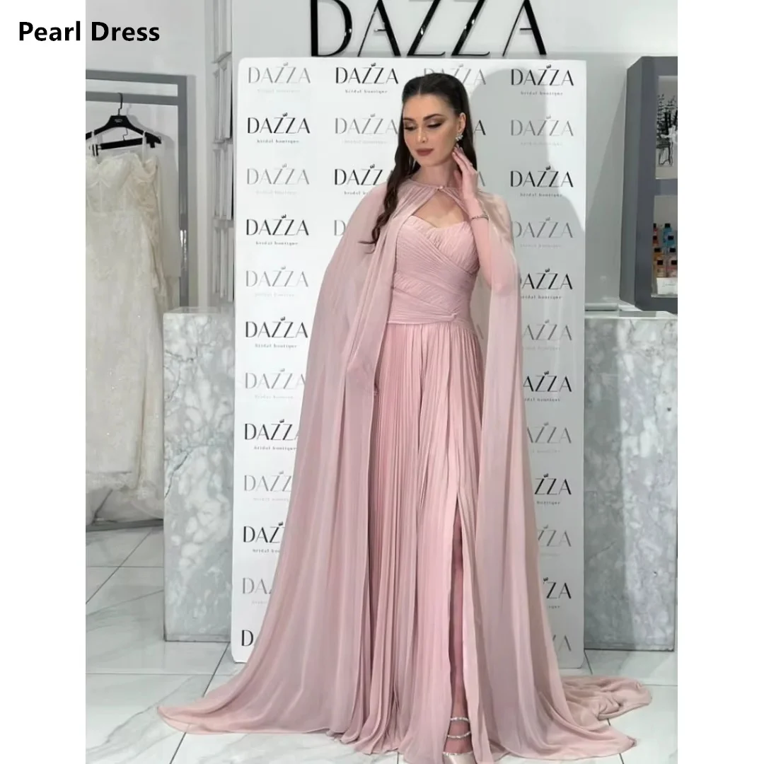 Pearl Pink Robes De Cocktail Dresses for Special Occasions Cocktail Evening Dress Luxury Elegant Chiffon Custom Made Shawl Prom
Pearl Pink Robes De Cocktail Dresses for Special Occasions Cocktail Evening Dress Luxury Elegant Chiffon Custom Made Shawl Prom