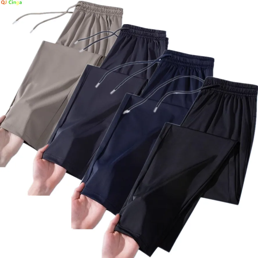 Highly Elastic Men's Summer Ice Silk Pants, Thin Unisex Quick-dry Sports Trousers, Blue and Black Casual Pant. 2026 New
Highly Elastic Men's Summer Ice Silk Pants, Thin Unisex Quick-dry Sports Trousers, Blue and Black Casual Pant. 2026 New