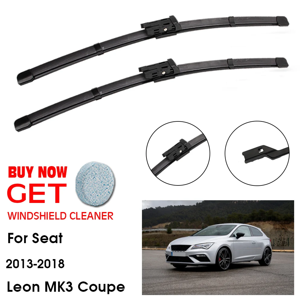 Car Wiper For Seat Leon MK3 Coupe 26"+16" 2013-2018 Front Window Washer Windscreen Windshield Wipers Blades Accessories
Car Wiper For Seat Leon MK3 Coupe 26"+16" 2013-2018 Front Window Washer Windscreen Windshield Wipers Blades Accessories