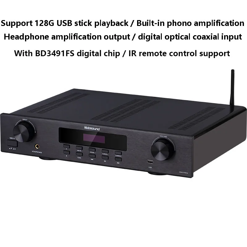 Цифровой усилитель HIFI 140 Вт * 2 выходная мощность беспроводной многофункциональный Bluetooth усилитель FM радио 24 бит/192K декодирование без потерь
Цифровой усилитель HIFI 140 Вт * 2 выходная мощность беспроводной многофункциональный Bluetooth усилитель FM радио 24 бит/192K декодирование без потерь