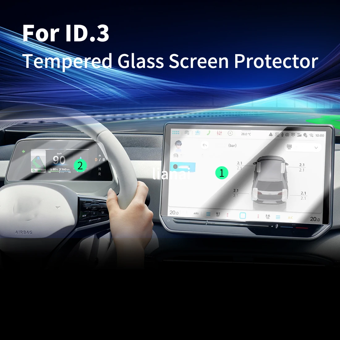 Carplay Display Digital Screen Protector Tempered Glass Protective Film Navigator Auto Car Stickers Accessories For VW ID3 2024
Carplay Display Digital Screen Protector Tempered Glass Protective Film Navigator Auto Car Stickers Accessories For VW ID3 2024