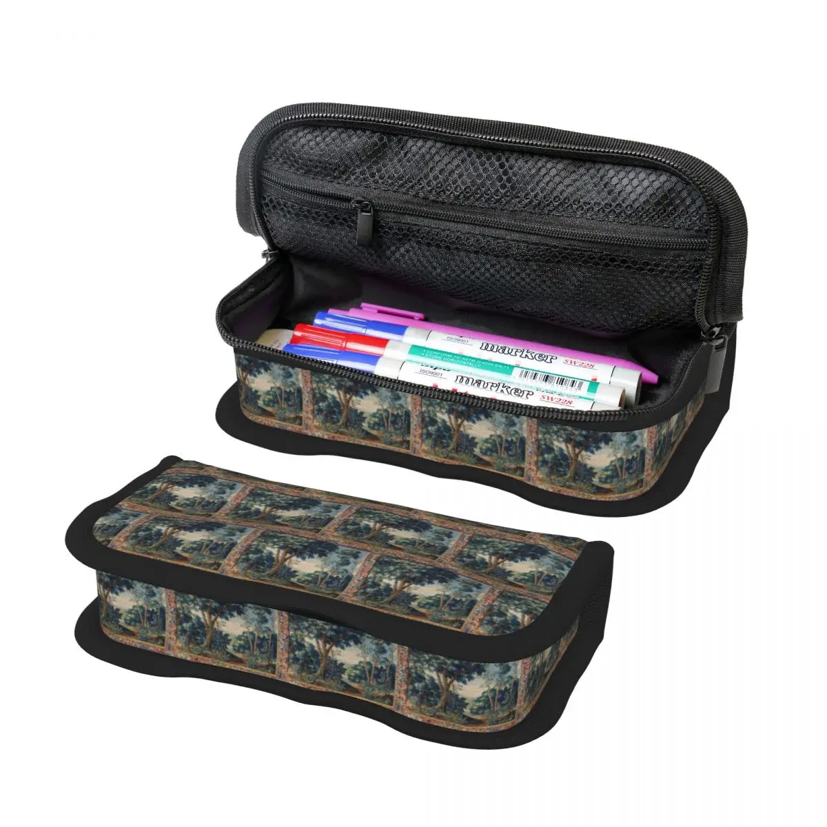 GREENERY, TREES IN WOODLAND LANDSCAPE Antique Flemish Pencil Case for Studen School Pen Box Pencil Bag Stationery Pen Holder Bag
GREENERY, TREES IN WOODLAND LANDSCAPE Antique Flemish Pencil Case for Studen School Pen Box Pencil Bag Stationery Pen Holder Bag