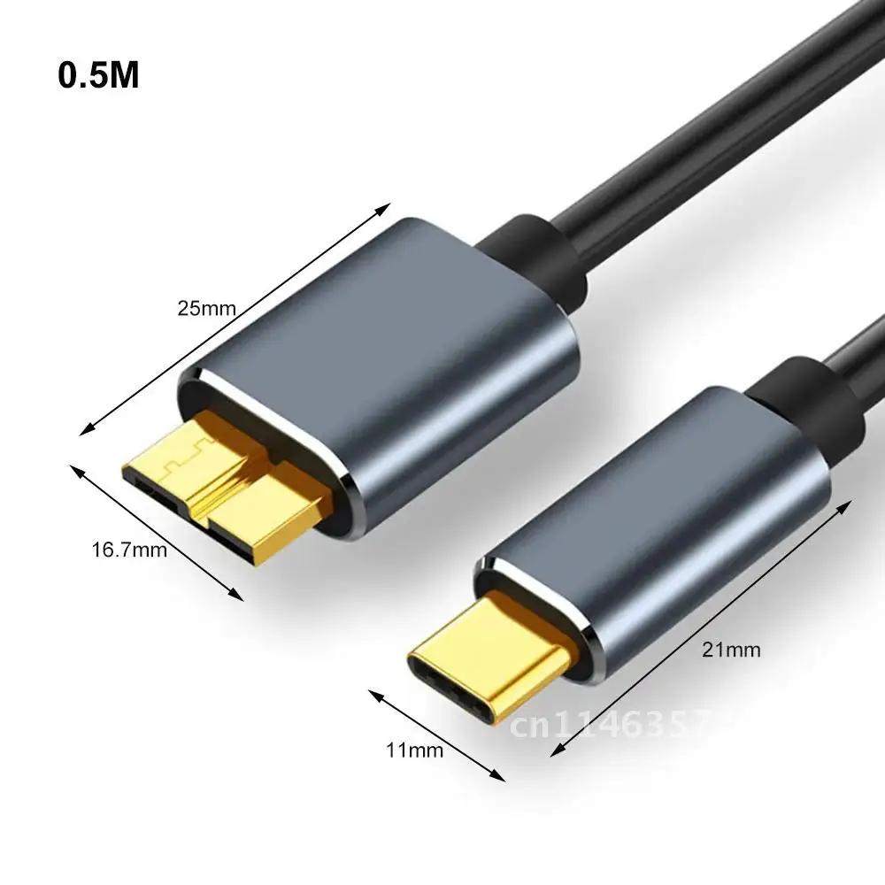 Кабель USB 3.0 Type-C к Micro B, 5 Гбит/с, внешний шнур для жесткого диска 0,5 м/1 м/1,5 м/2 м, полнодуплексный кабель для передачи данных HDD
Кабель USB 3.0 Type-C к Micro B, 5 Гбит/с, внешний шнур для жесткого диска 0,5 м/1 м/1,5 м/2 м, полнодуплексный кабель для передачи данных HDD