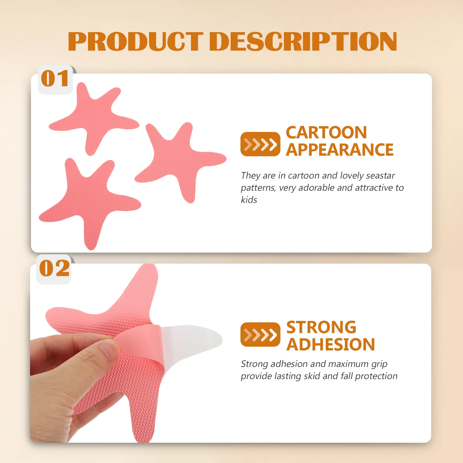 24 Pcs Cartoon Non-slip Stickers Bathtub Decoration Tomorrow Shower for Bathroom 
24 Pcs Cartoon Non-slip Stickers Bathtub Decoration Tomorrow Shower for Bathroom