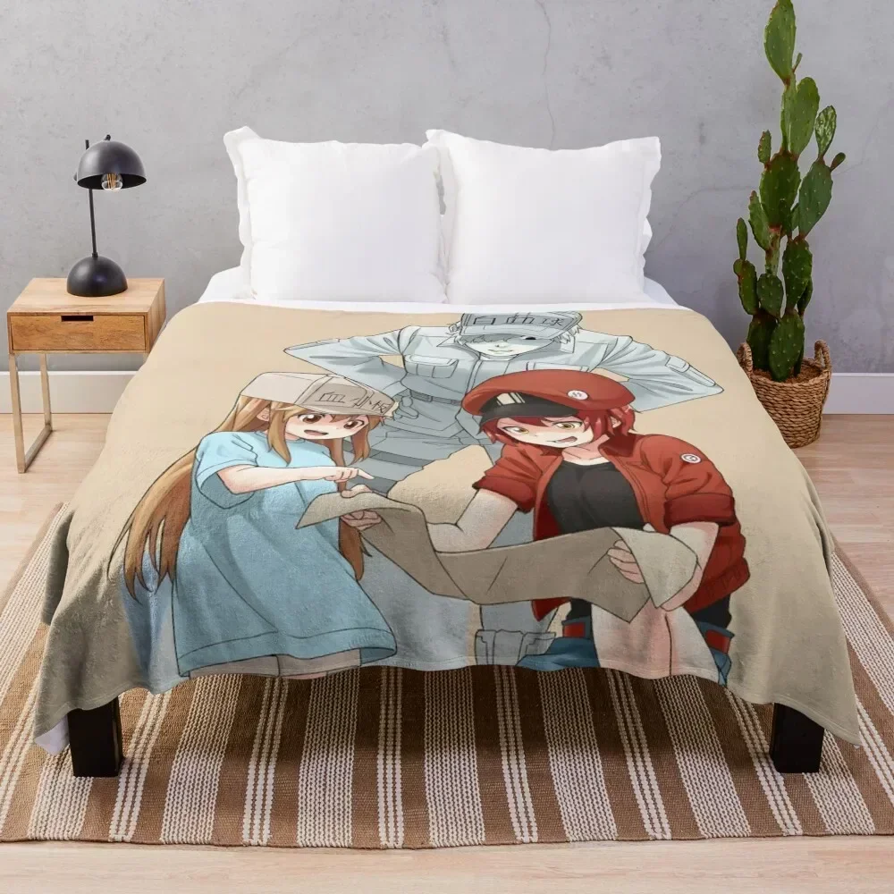 Cells At Work 1 Throw Blanket Machine Washable Soft Warm Blanket
Cells At Work 1 Throw Blanket Machine Washable Soft Warm Blanket